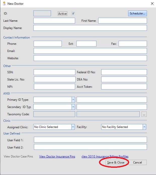 How do I Add/Edit Doctor records in PM Epic Support from DBC
